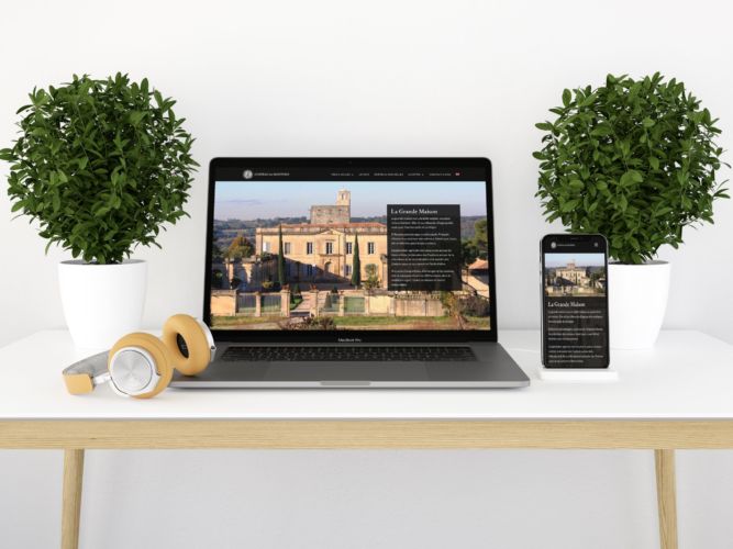 Site internet chateau de montfrin