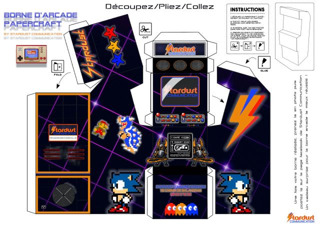 Borne d'arcade Stardust Communication