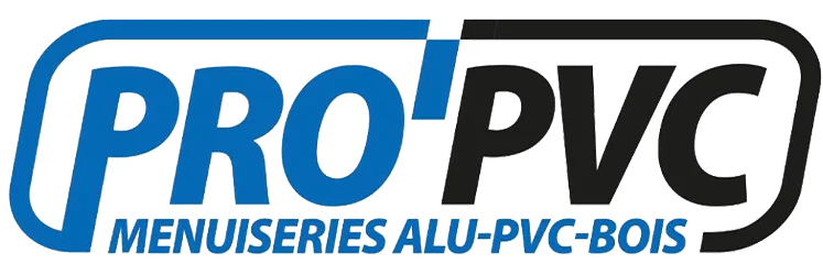 Logo Pro'PVC Menuiseries — création web par Stardust Communication