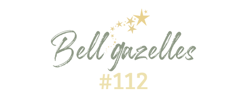 Logo Bell Gazelles écriture cursive — création graphique par Stardust Communication