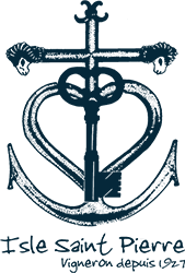 Logo Isle Saint Pierre avec ancre marine — Photographie par Stardust Communication