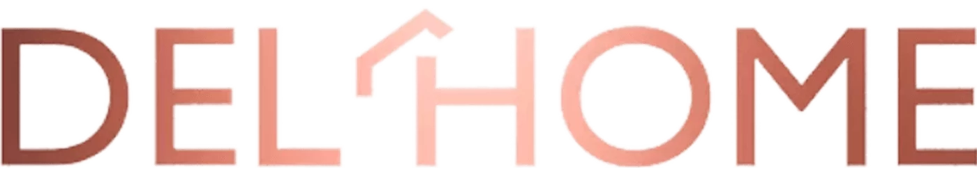 Logo Del'Home Immobilier saumon — Photos immobilières par Stardust Communication