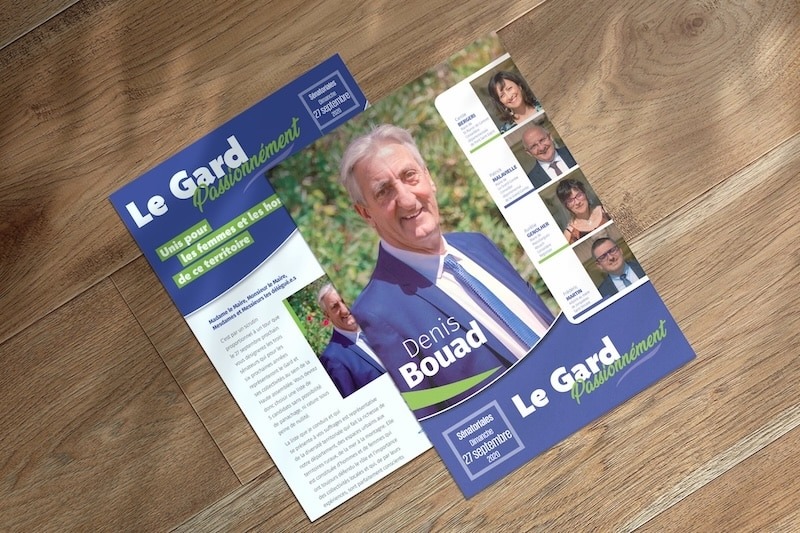 Photo de campagne electorale pour flyers et supports imprimés — Stardust Communication